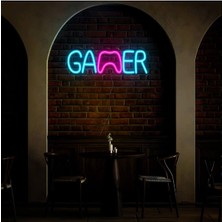 Gamer Yazılı Neon Tabela