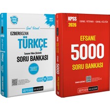 Pegem Akademi Yayıncılık 2026 Kpss Efsane 5000 Tamamı Çözümlü Soru Bankası - 2026 Kpss Ezberbozan Türkçe Çözümlü Soru