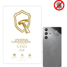 Microcase Zte Nubia Red Magic 10 Pro ile Uyumlu Full Tpu Nano Arka Ekran Koruma Filmi - EKM102