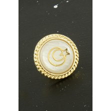Fantastik Store Ay Yıldız Sedef Yaka Rozet