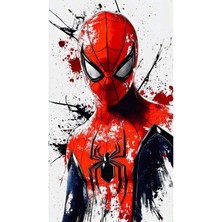 Aydın Garage Spider-Man Kapı Direk Kaplama Folyosu Baskılı Sticker Sağ-Sol 2 Adet 22*50 cm