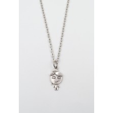 IDR Minimal Su Gümüş Kaplama Düz Zincir Kolye