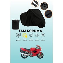 Dokaca Siyah Ducati St 3 Uyumlu Motor Branda, Koruyucu Örtü, Motosiklet Brandası
