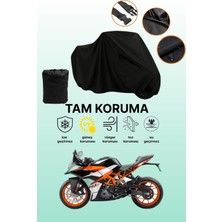 Dokaca Siyah Ktm 390 Rc Uyumlu Motor Branda, Koruyucu Örtü, Motosiklet Brandası