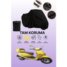 Dokaca Siyah Kuba Brilliant 50 Uyumlu Motor Branda, Koruyucu Örtü, Motosiklet Brandası