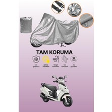 Dokaca Gri Hero Dash 110I Uyumlu Motosiklet Brandası, Koruyucu Örtü, Motor Branda