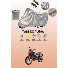 Dokaca Gri Sym Nh T 200 E5 Uyumlu Motosiklet Brandası, Koruyucu Örtü, Motor Branda