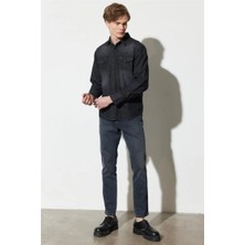 Wrangler W121029035 Texas Slim Gri Erkek Kot Pantolon