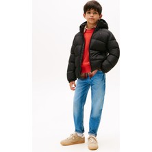 Tommy Hilfiger Siyah Erkek Çocuk Şişme Mont KB0KB10091BDS