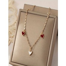 Alya's Aksesuar 14K Altın Kaplama Kalpli Bileklik