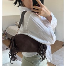 Jolie Süet Acı Kahve Çanta