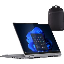 Lenovo Thinkbook 14 2-In-1 G4 Iml Ultra 7-155U 48 -Gbddr5 1 Tbssd Intel Graphics 14" Wuxga Windows 10 Home + Hmf Sırt Çantası 21MX002VTRHMF84