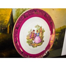 TT Limoges Porselen Tabak 22 cm Çapında