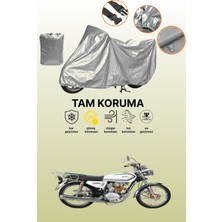 Dokaca Gri Kuba Çita 125R Max Uyumlu Motosiklet Brandası, Koruyucu Örtü, Motor Branda