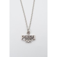 IDR Pantera Gümüş Kaplama Düz Zincir Kolye