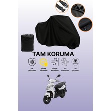 Dokaca Siyah Sym Orbit Iı 125I Uyumlu Motor Branda, Koruyucu Örtü, Motosiklet Brandası