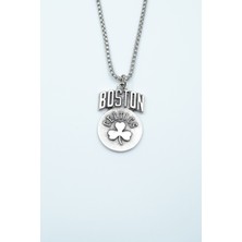 IDR Boston Celtics  Gümüş Kaplama Örme Zincir Kolye