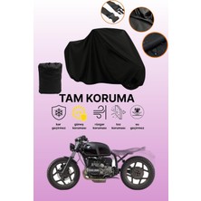 Dokaca Siyah Bmw R 65 Uyumlu Motor Branda, Koruyucu Örtü, Motosiklet Brandası