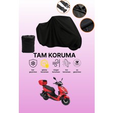 Dokaca Siyah Kuba Pesaro 125 x Uyumlu Motor Branda, Koruyucu Örtü, Motosiklet Brandası