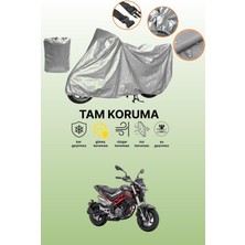Dokaca Gri Benelli Tnt 125 Uyumlu Motosiklet Brandası, Koruyucu Örtü, Motor Branda