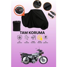 Dokaca Siyah Arka Çanta Uyumlu Kuba Çita 150R Uyumlu Motosiklet Brandası, Koruyucu Örtü