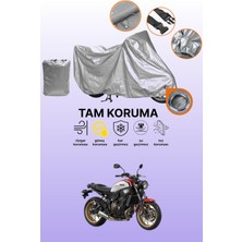 Dokaca Gri Kilit Uyumlu Yamaha Xsr 700 Uyumlu Motor Brandası, Koruyucu Örtü