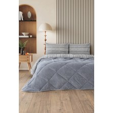 Formeya Veluna Çift Kişilik Wellsoft Yorgan Uyku Seti Lastikli Çarşaf+Yastık Kılıflı Çift Kişilik Uyku Seti