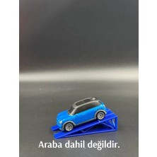 1:64 Ölçek Araba Rampası - Safir Mavisi