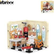 Vagon P885008 Panlos Kedi Çalışma 238 Parça Odası Block Oyuncak