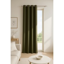 Premier Home Blackout Halkalı Fon Perde Haki 140X260