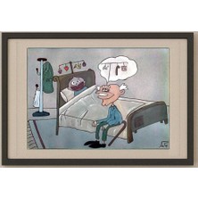 Karikatural Naeimeh Nikooray 29X21CM Orijinal Karikatür Tablo