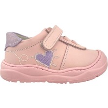 Nubebe Heart Kız Çocuk Ilk Adım Ayakkabısı Pudra