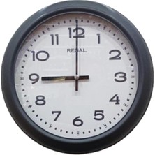Regal 4290 Bw Özel Seri Metal Kasa Akar Sessiz Saniyeli Duvar Saati