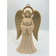 Genç 3D Klasik Yılbaşı Melek Süsü – Noel Ağacı Asma Süsü | Dekoratif 3D Baskı Ürün | Genc 3D Marketim