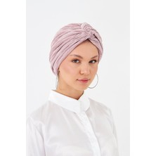 Hürrem Bone Gül Kurusu Çapraz Büzgülü Tesettür Bone Fukuro Piliseli 2512_18