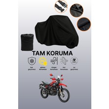 Dokaca Siyah Hero Xpulse 200 Uyumlu Motor Branda, Koruyucu Örtü, Motosiklet Brandası