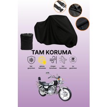 Dokaca Siyah Kuba KB150-25 Max Uyumlu Motor Branda, Koruyucu Örtü, Motosiklet Brandası
