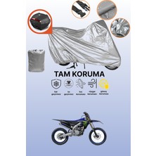 Dokaca Gri Arka Çanta Uyumlu Yamaha Yz 450 F Uyumlu Motor Brandası, Koruyucu Örtü