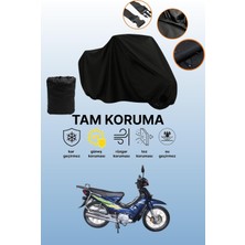 Dokaca Siyah Çelik Motor Xgj 100-7 Uyumlu Motor Branda, Koruyucu Örtü, Motosiklet Brandası