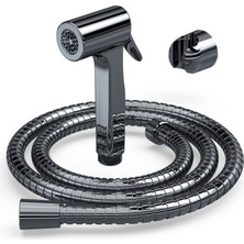 İz Yapı Consolatus El Tahareti– Krom | Paslanmaz Çelik Hortumlu | Duvar Askılı | Shut-Off