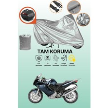 Dokaca Gri Arka Çanta Uyumlu Bmw F 800 St Uyumlu Motor Brandası, Koruyucu Örtü
