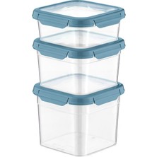 Smartware 3'lü Set Loxo Sızdırmaz Saklama Kabı 700 -1000-1500 ml