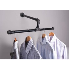 Raff House T-Type Demir Boru Duvar Askısı