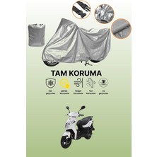 Dokaca Gri Sym Orbit Iı 50 Uyumlu Motosiklet Brandası, Koruyucu Örtü, Motor Branda