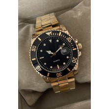 Leerybee Gümüş Gold Renk Erkek Kol Saati Metal Malzeme 1 ATM Suya Dayanıklı Pilli (Quartz)