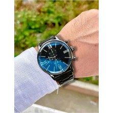 Leerybee Siyah Renk Klasik Erkek Kol Saati Metal Kordon Özel Kutulu Arkadasa Sevgiliye Abiye Hediye