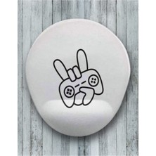 Game Oval Bilek Destekli Mouse Pad