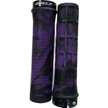 Ovela Scooter & Bisiklet Uyumlu Alyanlı Desenli Elcik 135MM Mor Desenli