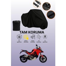 Dokaca Siyah Ducati Multistrada 1200 Uyumlu Motor Branda, Koruyucu Örtü, Motosiklet Brandası