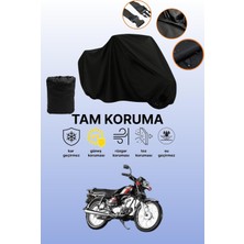 Dokaca Siyah Honda Hero 100 Uyumlu Motor Branda, Koruyucu Örtü, Motosiklet Brandası